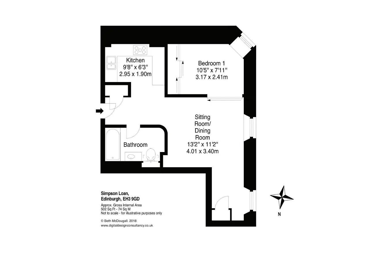 Apartment The Quartermile Meadows View Residence Edinburgh